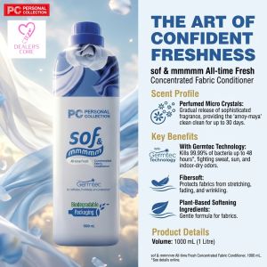 sof & mmmmm Ever After Concentrated Fabric Conditioner 1000ml Personal Collection Dealers Core