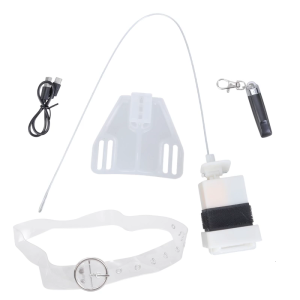 Plush Foxes Wolf Tail Skeleton Rechargeable Electric Animal Tail Skeleton Halloween Christmas Cosplay Photography Props