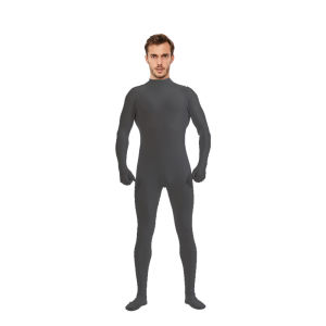 Halloween half-body jumpsuit orange solid color clothing base layer bodysuit for Halloween zentai Customization