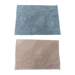 Thick Chenilles Bath Mat Soft Super Absorbent Nonskid Backing Shower Rug Modern Bathroom Decoration Floor Carpet Decors