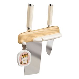 ZANGTA ic Cutter Sharpener Wall Mounted Cutter Holder Waterproof Breathable Kitchen Cutter Storage Rack No Punching Easy Installation Cutter Organizer Kitchen