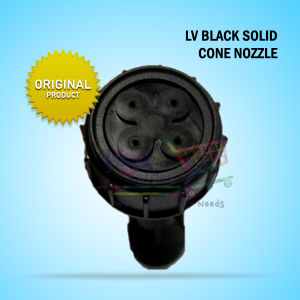LV Black Solid Cone Nozzle - 130 L/HA - Parts Sprayer Osatu / Inter