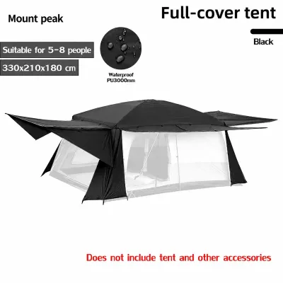 Mount peak Outdoor camping tent [waterproof cloth] khemah unta Camel Tent khemah waterproof tarpaulin waterproof outer tent will not leak