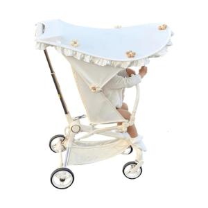 Universal Baby Strollers Sun Shade Cover Sun Protections Stylish Windproof Arched Support Feature for Outdoor Activity