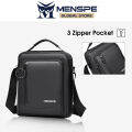 MENSPE Men's Bag Shoulder Messenger Bag Waterproof Sling Crossbody Bag Business Bag Multi-Layer Pocket Business Cashier Bag. 