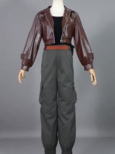 The Legend of Luo Xiaohei 2cos The Adventures of Xiaohei the Little Warlord 2 Luye Leather Jacket cosplay Two-dimensional role-playing costumes