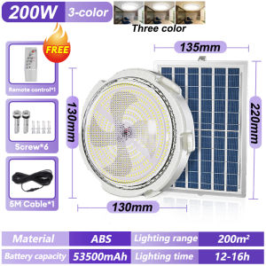 solar ceiling light solar light indoor house solar light outdoor waterproof 3 way colors indoor solar light outdoor solar lights solar indoor light automatic night light with remote