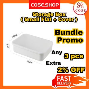 COSE Plastic Storage Box Storage Basket Kitchen Container Storage Organizers Box Makeup Organizer Storage Container Kotak Simpanan Bekas Simpan Barang 杂物收纳盒