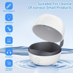 ZGNAY MALL Mini Portable Pacifier Disinfection Box Clean in 180 Seconds UV Light Rechargeable Cleaning Case Compact Easy to Use Small Object Product Cleaner Travel