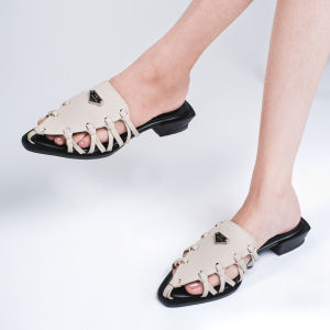 CEKHAS - MICHELLE Jakarta Series Cream Mules