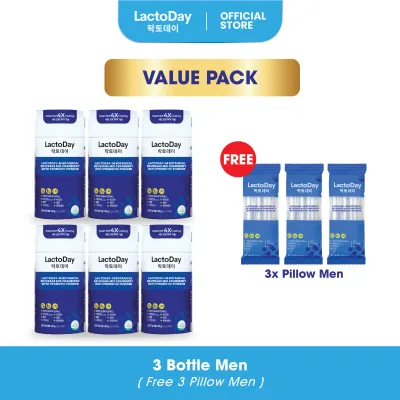 [MEGA Bundle Package of 6] LactoDay Probiotics For WOMEN+MEN (6 Bottle) | Limited Time Big Bundle Package