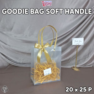 Goodie Bag Doff Transparan Tas Hampers Hand Bag Tote Gift Premium Mika Polos Souvenir Totebag Buram