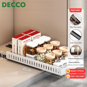 DECCO Adjustable Expandable Kitchen Oraganizer Pot Pan Lid Rack Holder Storage Shelf Of Dishware Rak Periuk Laras - Fulfilled by DECCO SHOP