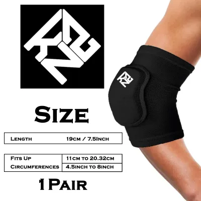 Non-Slip Fitness Elbow Pad - Elbow Guards Protective Breathable Elbow Support Brace Soft Elbow Pads Compression Sleeve 1Pair