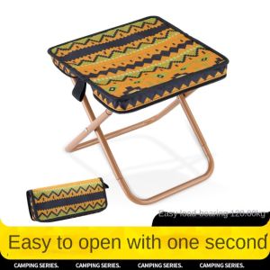 RUO R Compact Design Mini Folding Chair Lightweight Small Size Outdoor Small Stool Multifunctional Strong Load-bearing Fishing Chair Camping
