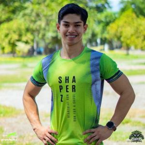 2026 Shaperz Heartbeat Run Running T-Shirt Breathable Quick-Drying Fitness Clothing Oversizes Short-Sleeved Top Fully Sublimated Clothing Can Be Weared By Men And Women