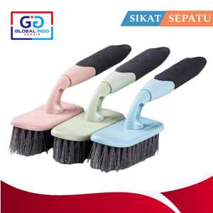 Sikat Sepatu Gagang Silikon Pembersih Lantai Dinding Kamar Mandi Sikat Multifungsi Sikat Dapur