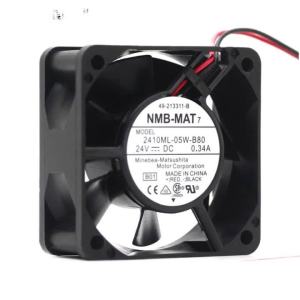 NMB 2410ML-05W-B80 6025 24V 0.34A Super Large Air Volume Inverter Dual Ball Fan 60x60x25mm Cooling Fan Cooler