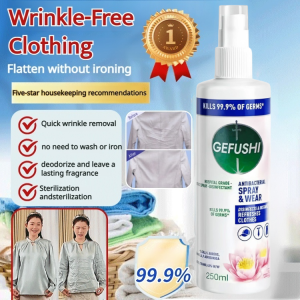 Wrinkle Remover Spray For Clothes No Iron Needed Instant Wrinkle Release Fabric Refresher Deodorizer For Apparel