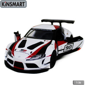 Kinsmart 1:36 Toyota GR Supra Racing Concept Printed Diecast Vehicle Model Toy Car RIC (19612) Raion Toy for Boys