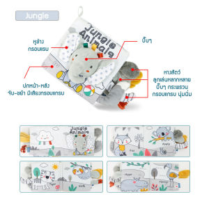 Smart Kiddy Shop หนังสือผ้า หนังสือเสริมพัฒนาการ หนังสือภาษาอังกฤษ หนังสือสำหรับเด็กเล็ก ลูกเล่นหลากหลาย เสียงกรอบแกรบ