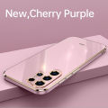 Samsung S25 Ultra 2025 Luxury Plating Straight Edge Casing For Samsung Galaxy S25 Ultra Plus FE S25 Ultra S25Plus Smasung S25Ultra 2025 Camera Protection Soft Silicone Shockproof Phone Case Protect Back Cover. 