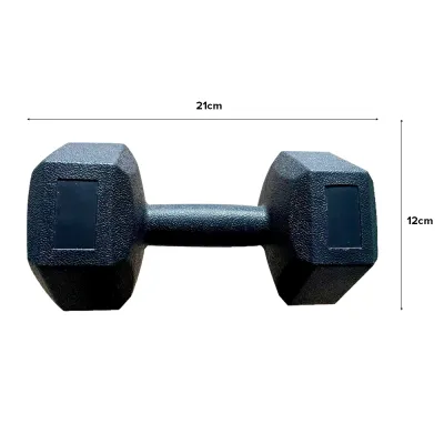 (JIJI.SG x FITNET) Neoprene Dumbbell / Neoprene / Cast Iron / Dumbbell / Perfect Shape / Weight Available 1-5KG