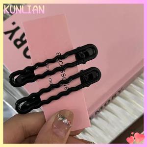 [KUNLIAN] คลิปหนีบผมโลหะสีลูกกวาดน่ารัก1เส้นกิ๊บติดผมหน้าม้าอุปกรณ์เสริมสำหรับผมคลิปหนึ่งเส้น