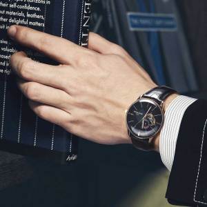 New Reef Tiger/RT Designer Casual Watches Rose Gold Blue Dial Convex Lens Automatic Watches for Men RGA8239 (OFFICIAL 3 Yrs WARRANTY)