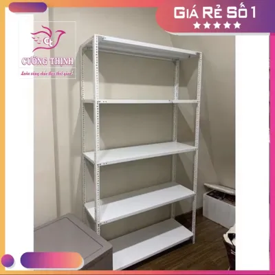 Kệ sắt V lỗ 3 4 5 tầng Rộng 30cm x Dài 100cm x Cao 06-08-1-12-15m . Kệ lắp ghép đa năng