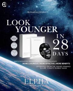 ELPHA Graphene Premium Bubble Mask – Deep Cleansing & Exfoliating Face Sheet Mask for All Skin Types (6 Sheets/Box)