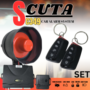 CPA One-Way Car Alarm High Security System with Remote Shock Sensor and Central Door Locking