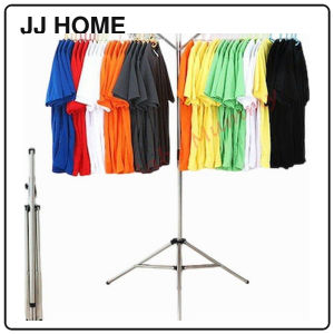 【JJ HOME】Stainless Steel Clothes Rack Space Saving Easy Storage