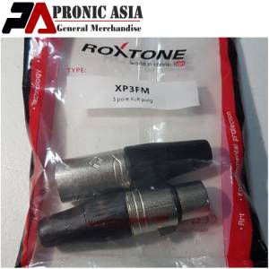5 pair. Pack Roxtone XP3FM Premium 3 Pin XLR Male Female Jack Plug Set Adapter Audio Adaptor Wire Cable Connector Mic Microphone 3Pins 3-Pin 3 Pole