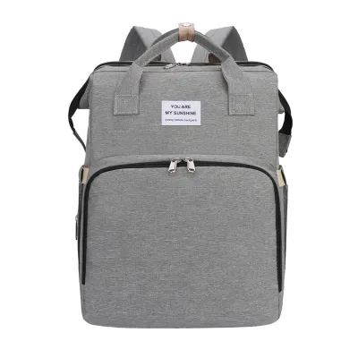 TAS BAYI 6003 - Tas Bayi Multifungsi YOUAREMYSUNSHINE Tas Perlengkapan Bayi Multifungsi 2in1 Kasur Tidur Tas Ransel Diaper Bag Anello - H1
