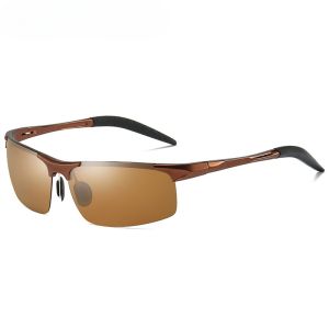 ELF TRIBE Polarized Sunglasses Fashion Aluminum Magnesium Sunglasses for Men