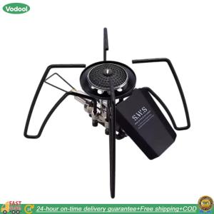 【24 hours Flash Delivery】2900W พับ Spider เตาสแตนเลสพับเตาแก๊สแคมป์เตา Burners สำหรับเดินป่ากลางแจ้งทำอาหาร
