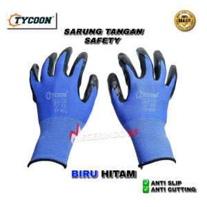 TYCOON sarung tangan safety sarung tangan latex premium sarung tangan anti slip palm fit anti minyak SH A21