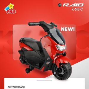 Mainan Motor Dorong Motoran Anak AKI sepeda motor Yamaha RAID PMBTOYS NMAX K613C Motor Tolo bike Yahama NMAX PMB Toys  K 613 C
