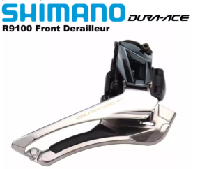 SHIMANO Dura-Ace R9100 2x11 Speed Front Deraiileur Braze on 31.9mm 34.9mm Clamp Road Bicycle Parts