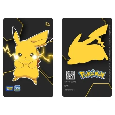 Touch n Go Pikachu LED Special Edition Card
