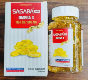 Omega 3 SAGABA viên dầu cá nhập khẩu New Zealand Bổ sung DHA EPA hỗ trợ tằng cường thị lực não bộ và tim mạch