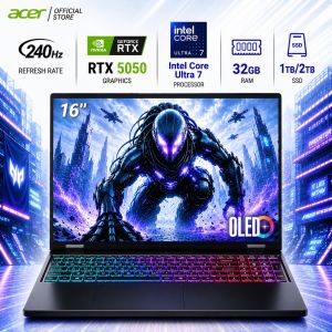 [$300 OFF] [RTX™ 5050 & Intel® Core™ Ultra 7 255HX] Predator Helios Neo16 Slim PHN16S-71-7439 16" OLED Gaming Laptop | 32GB RAM | UP TO 2TB SSD