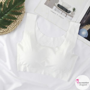 Ice Silk Seamless Bra Sleep Ultra Thin Bra Fashion Free Wire Lingeries S02