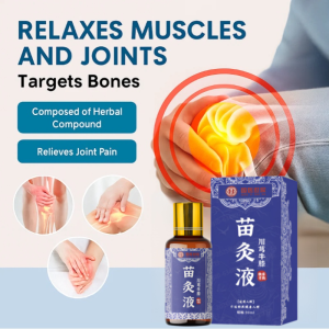 Tendon and Bone Joint Relief Essential Oil Chuanxiong Achyranthes Moxibustion Liquid Roll On Herbal Massage Oil Joint Pain Relief 苗灸液 关节止痛按摩油