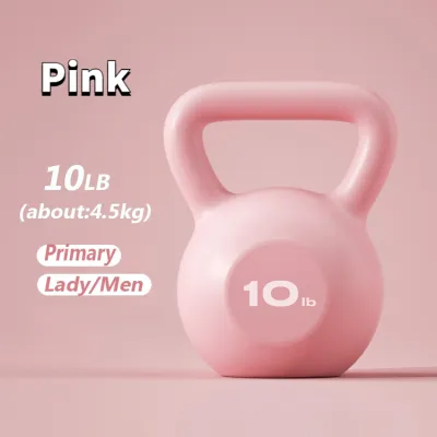 Kettlebell Set PVC Coated Candy Colored Kettlebell Gym Equipment for Home Set Equipment For Deep Squatting And Hip Bending Exercises