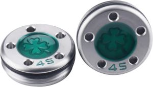 HISTAR Golf Custom Putter Screws Weights Green Four-Leaf 2PCS(5g 10g 15g 20g 25g 30g 35g 40g 45g) Available for Cameron Clubs Head
