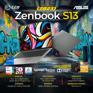 Asus Zenbook S13 OLED 2023 Model Intel Evo i7-1355U 13.3" 2.8Kres 90Hz 16GB RAM 512GB/1TB SSD