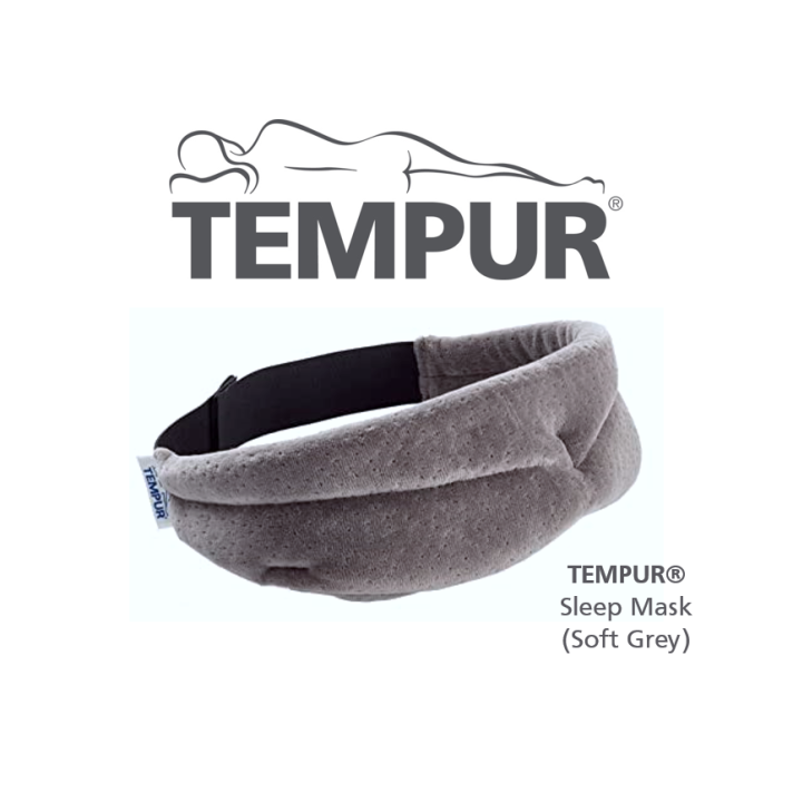 TEMPUR® Sleep Mask (Navy Blue / Soft Grey) Lazada Singapore