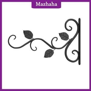 Mazhaha Hanging Plants Bracket Wall Planter Hooks Flower Pot Iron Lanterns Hanger